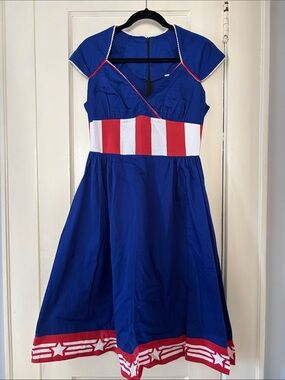 captain america retro dress Her Universe Marvel Captain America Shield Retro Dress